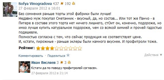 Отзыв о продукции Mirel